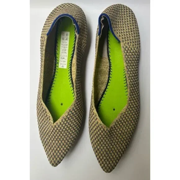 Rothy’s The Point Multi Metallic Flats Size 12 - Picture 4 of 7